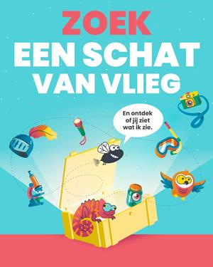 foto: In de bib kan je verschillende spellen spelen die leiden naar de Schat van Vlieg.