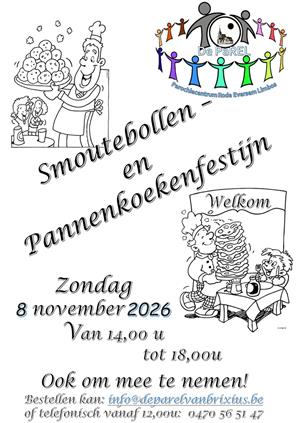 foto: flyer pannenkoeken en smoutebollen